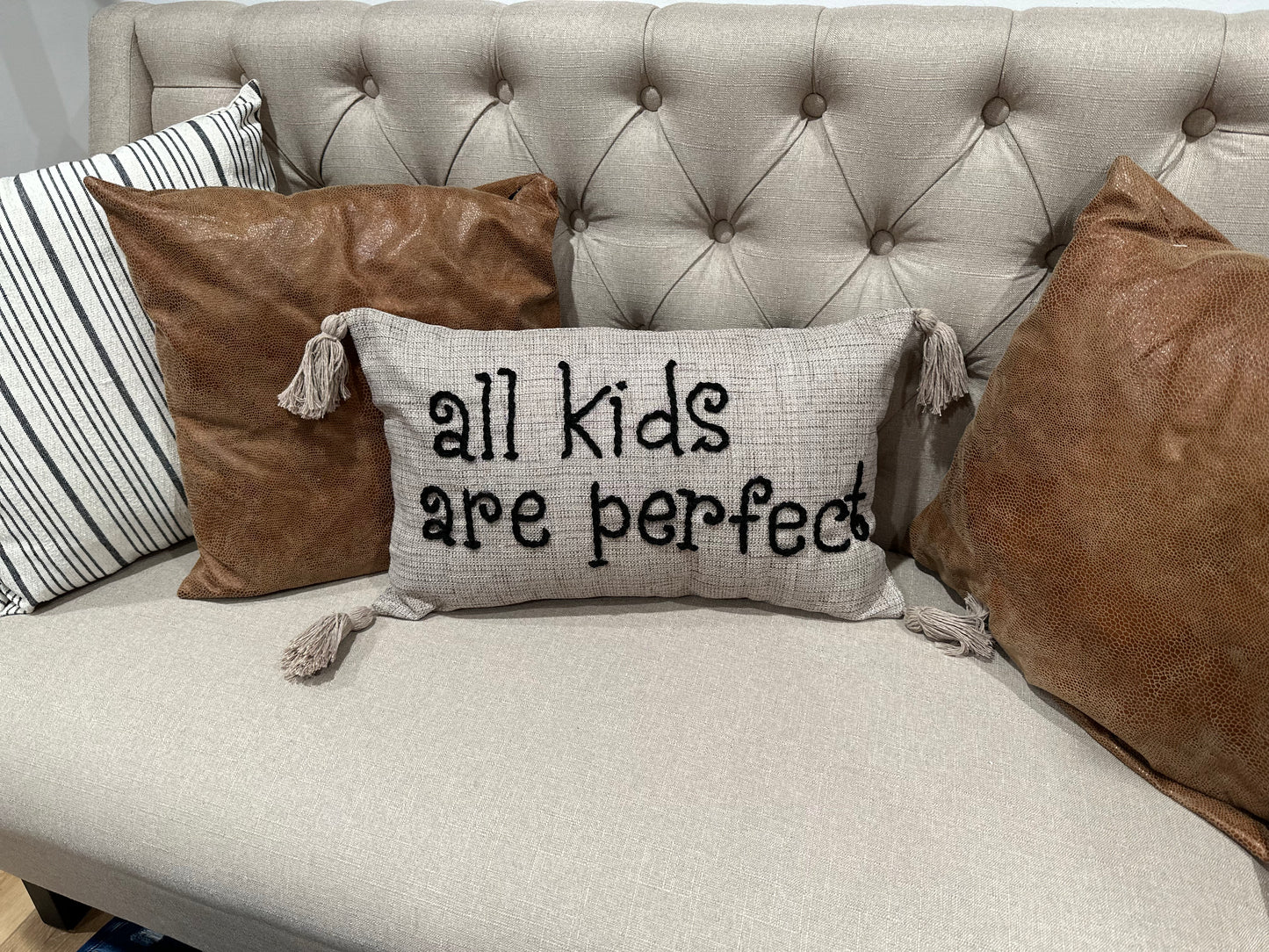 Hand Stitched Pillow