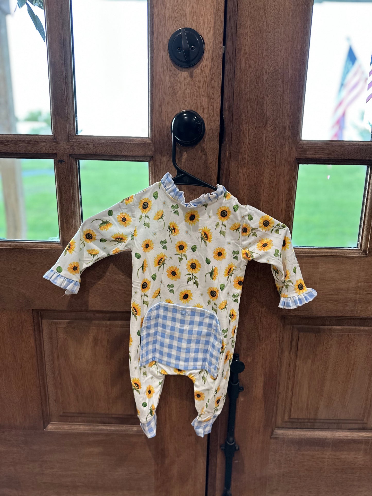 Sunflowers - Ruffle Buttflap Pjs