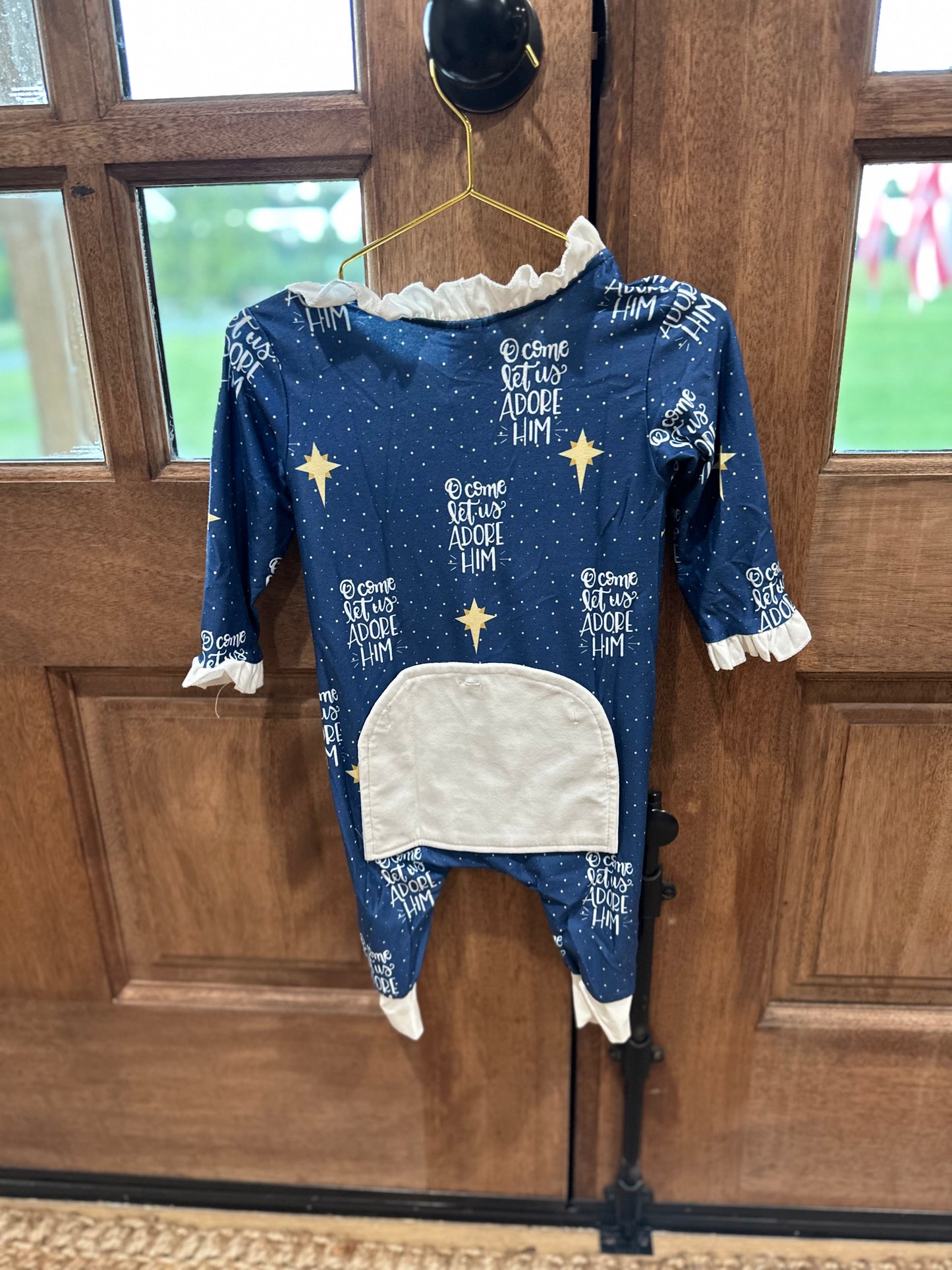 Bethlehem Star - Ruffle Buttflap Pjs & One piece Buttflap