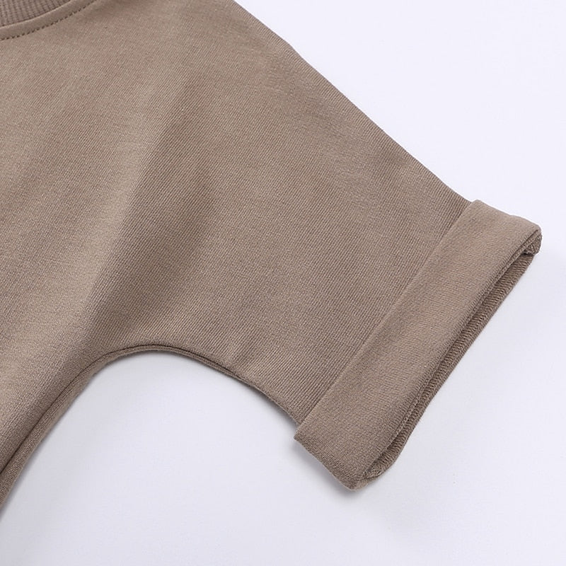 Grey Short Sleeve Set