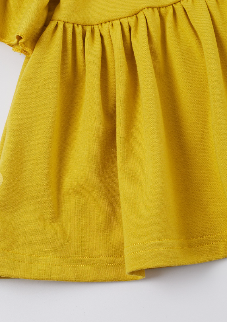 Girls Lime Ruffle Sleeve Babydoll Top