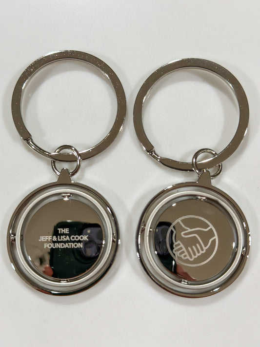 The Jeff and Lisa Cook Foundation Keychain