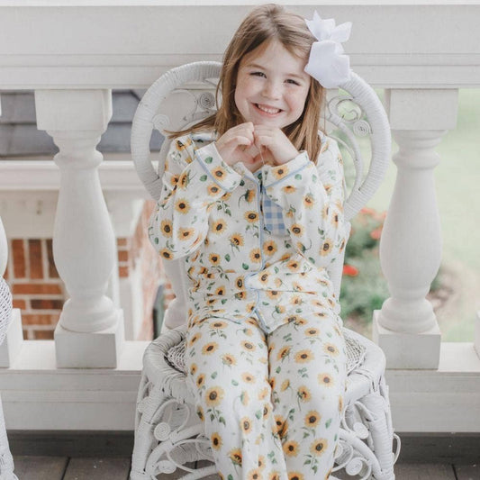 Sunflowers - Button Down PJs