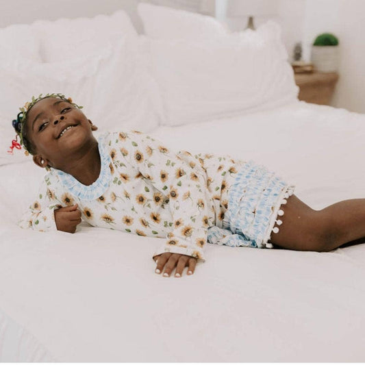 Sunflowers - Ruffle Gown with Bloomers